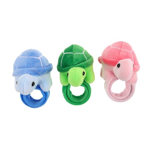 Kisangel 3 Stück Schildkrötenarmband Schnapparmbänder Ohrfeigenarmbänder Stofftier Geburtstagsfeier Tierschnapparmbänder Plüsch-Slap-Armband Mini -Tierspielzeug PP Baumwolle Kisangel 3 Stück Schildkrötenarmband Schnapparmbänder Ohrfeigenarmbänder Stofftier Geburtstagsfeier Tierschnapparmbänder Plüsch-Slap-Armband Mini -Tierspielzeug PP Baumwolle von Kisangel