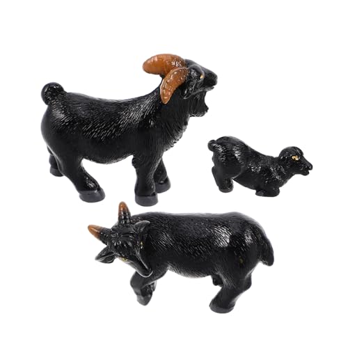 Kisangel 3 Stück Schwarzes Ziegenmodell Schaffigur Aus Filz Mini-ziegenfiguren Spielzeuglamm Büffelstatue Ziege Stofftier Schafspielzeug Schaffiguren Winzige Schafe Ziegenstand Black Harz Kisangel 3 Stück Schwarzes Ziegenmodell Schaffigur Aus Filz Mini-ziegenfiguren Spielzeuglamm Büffelstatue Ziege Stofftier Schafspielzeug Schaffiguren Winzige Schafe Ziegenstand Black Harz von Kisangel