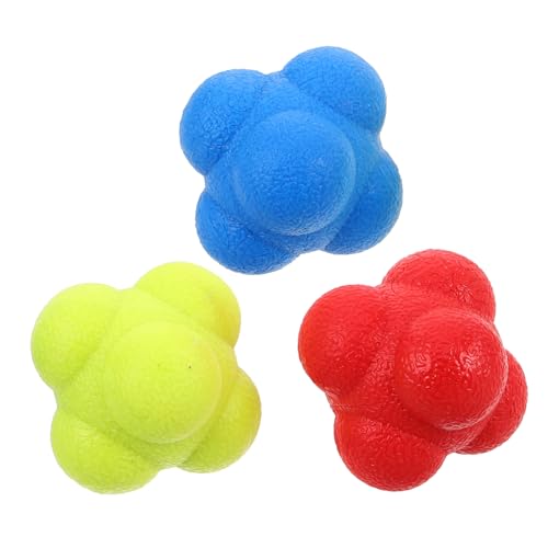 Kisangel 3 Stück Sechseckige Reaktionsbälle Verbessern Reflexe Und Koordination, Trainingsbälle Für Fitness, Sport Und Beweglichkeitsübungen, Agility-trainingsball, Reaktionsball, Kisangel 3 Stück Sechseckige Reaktionsbälle Verbessern Reflexe Und Koordination, Trainingsbälle Für Fitness, Sport Und Beweglichkeitsübungen, Agility-trainingsball, Reaktionsball, von Kisangel