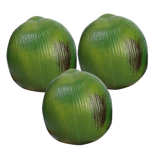Kisangel 3 Stück Simulierte Kokosnussdekoration Party Dekoration künstliche Frucht Kokosraspeln Künstliche Früchte Modellbäume gefälschte Zitrone Zitronendekorationen Palmen Plastik Green Kisangel 3 Stück Simulierte Kokosnussdekoration Party Dekoration künstliche Frucht Kokosraspeln Künstliche Früchte Modellbäume gefälschte Zitrone Zitronendekorationen Palmen Plastik Green von Kisangel