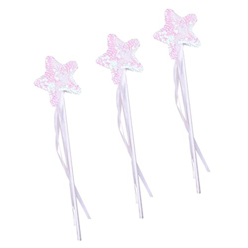 Kisangel 3 Stück Sternförmige Zauberstäbe mit Pailletten Handheld Fee Sticks für Weiß für Mädchen Kostüm Cosplay Party und Rollenspiele Kisangel 3 Stück Sternförmige Zauberstäbe mit Pailletten Handheld Fee Sticks für Weiß für Mädchen Kostüm Cosplay Party und Rollenspiele von Kisangel