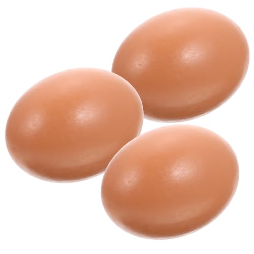 Kisangel 3 Stück Teiliges Adorable Fake Eggs Simulierte Eier Deko für Fotografie Lernspielzeug Realistische Nachbildung für Feste Dekoration Kisangel 3 Stück Teiliges Adorable Fake Eggs Simulierte Eier Deko für Fotografie Lernspielzeug Realistische Nachbildung für Feste Dekoration von Kisangel