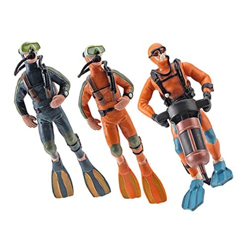 Kisangel 3 Stück Teiliges Aquarium Taucher Figur Realistische Unterwasser Taucher Deko für Fischbecken Langlebig und Detailreich für Aquarium Gestaltung Kisangel 3 Stück Teiliges Aquarium Taucher Figur Realistische Unterwasser Taucher Deko für Fischbecken Langlebig und Detailreich für Aquarium Gestaltung von Kisangel