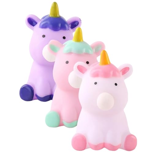 Kisangel 3 Stück Teiliges Einhorn Stressabbau Weiche TPR Squeeze Toys zur Angst Druckreduktion Bunte Fidget Figuren für Partydekoration Lustige Sensorik und Entspannung Kisangel 3 Stück Teiliges Einhorn Stressabbau Weiche TPR Squeeze Toys zur Angst Druckreduktion Bunte Fidget Figuren für Partydekoration Lustige Sensorik und Entspannung von Kisangel