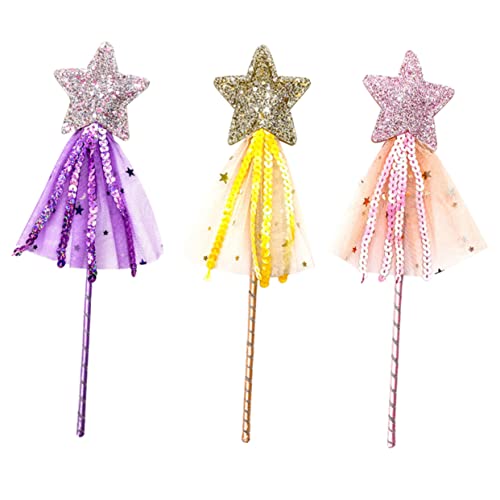 Kisangel 3 Stück Teiliges Feenstab für Mädchen Handliche Stern Zauberstäbe mit Pailletten und Netzstoff Bühnenrequisiten für Geburtstagsfeiern Kostüme Halloween Cosplay und Fantasievolles Kisangel 3 Stück Teiliges Feenstab für Mädchen Handliche Stern Zauberstäbe mit Pailletten und Netzstoff Bühnenrequisiten für Geburtstagsfeiern Kostüme Halloween Cosplay und Fantasievolles von Kisangel