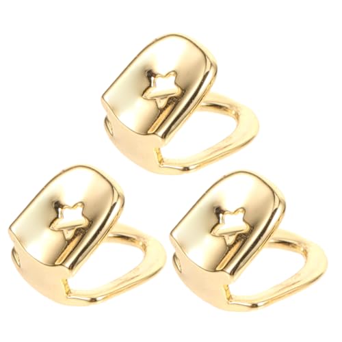 Kisangel 3 Stück Teiliges Hip Hop Zahnschmuck Einzelzahn Kappe Grill für Zähne Glänzende Zahnkappen für Kostüm Party und Cosplay Sicheres und Passgenaues Design Einfache Anwendung Kisangel 3 Stück Teiliges Hip Hop Zahnschmuck Einzelzahn Kappe Grill für Zähne Glänzende Zahnkappen für Kostüm Party und Cosplay Sicheres und Passgenaues Design Einfache Anwendung von Kisangel
