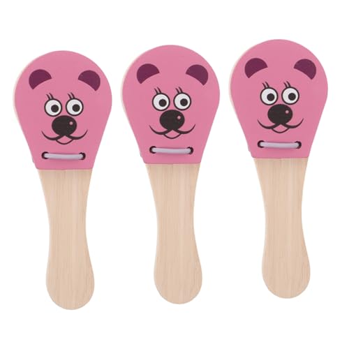 Kisangel 3 Stück Teiliges Holzspielzeug mit Kindgerechte Orff Instrumente aus Holz Tierisches Kastagnetten Design Fördert Frühe Musikbildung Hand Auge Koordination und Eltern Junge Mädchen Kisangel 3 Stück Teiliges Holzspielzeug mit Kindgerechte Orff Instrumente aus Holz Tierisches Kastagnetten Design Fördert Frühe Musikbildung Hand Auge Koordination und Eltern Junge Mädchen von Kisangel
