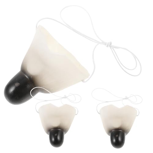 Kisangel 3 Stück Teiliges Mäuse Nasen Kostümset aus Langlebigem Vinyl Realistische Simulation Stabile und Hautfreundliche Requisite für Halloween Party und Cosplay Geeignet für Erwachsene von Kisangel
