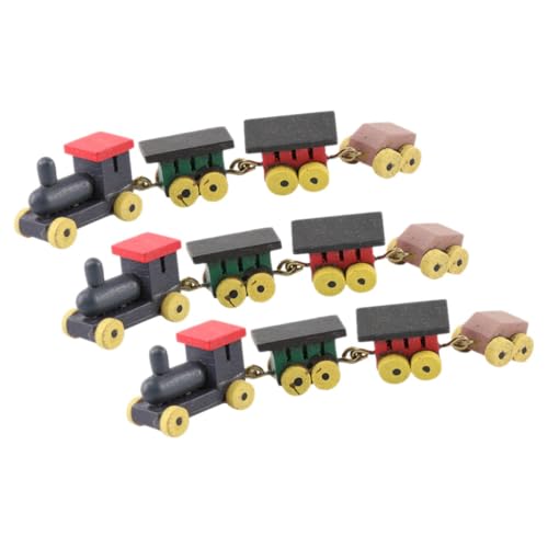 Kisangel 3 Stück Teiliges Mini Holzeisenbahn Farbenfrohes Puppenhaus Ornament Handgefertigtes Holzmodell Spielerisches Lernspielzeug für Detailreiche Miniatur Holzzug Dekoration Kisangel 3 Stück Teiliges Mini Holzeisenbahn Farbenfrohes Puppenhaus Ornament Handgefertigtes Holzmodell Spielerisches Lernspielzeug für Detailreiche Miniatur Holzzug Dekoration von Kisangel