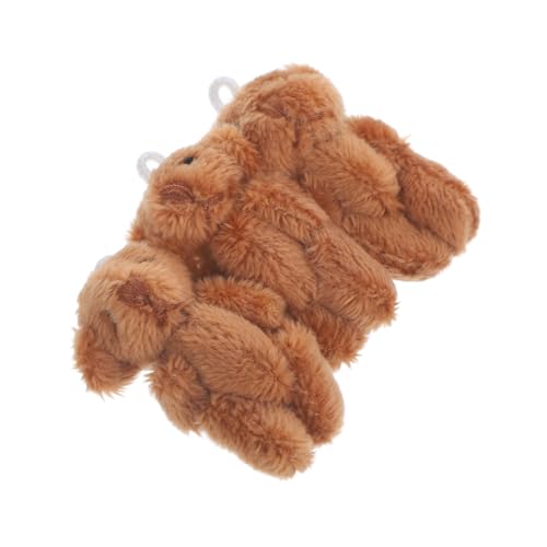 Kisangel 3 Stück Teiliges Mini Plüschbär Miniatur Bärenfiguren für Puppenhaus Dekoration Tragbare Kuscheltier Deko Kreative Bär Modellierung für DIY Basteln und Geschenkideen von Kisangel