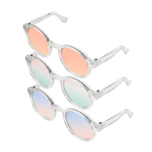 Kisangel 3 Stück Teiliges Miniatur Kunststoff Sonnenbrillen für Puppen Modische Doll Dress Up Accessoires Detailreiche Charmante Eyewear für Puppenmode Kisangel 3 Stück Teiliges Miniatur Kunststoff Sonnenbrillen für Puppen Modische Doll Dress Up Accessoires Detailreiche Charmante Eyewear für Puppenmode von Kisangel