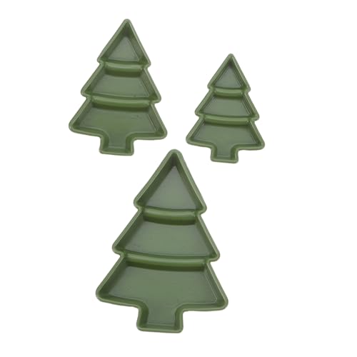 Kisangel 3 Stück Teiliges Miniatur-Weihnachtsbaum-geschirrset aus Legierung Kleine Dessertteller für Puppenhaus Festliche Miniatur-küchenaccessoires Leicht und Detailreich für Kisangel 3 Stück Teiliges Miniatur-Weihnachtsbaum-geschirrset aus Legierung Kleine Dessertteller für Puppenhaus Festliche Miniatur-küchenaccessoires Leicht und Detailreich für von Kisangel