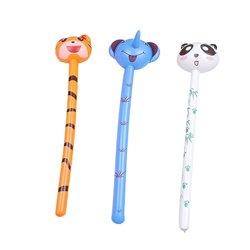 Kisangel 3 Stück Teiliges PVC Aufblasbares Tierkopf Schnell Aufblasbar Sicher und Langlebig Niedliche Tiger Panda Elefantenmotive als Outdoor kinderspielzeug und Partydeko Kisangel 3 Stück Teiliges PVC Aufblasbares Tierkopf Schnell Aufblasbar Sicher und Langlebig Niedliche Tiger Panda Elefantenmotive als Outdoor kinderspielzeug und Partydeko von Kisangel