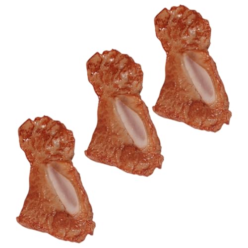 Kisangel 3 Stück Teiliges PVC Fake Meat Rib Modell Dekorative Rinderrippen für Restaurant Props und Ausstellungen Realistische Dekoration für Küche und Tisch Vielseitig Einsetzbar Kisangel 3 Stück Teiliges PVC Fake Meat Rib Modell Dekorative Rinderrippen für Restaurant Props und Ausstellungen Realistische Dekoration für Küche und Tisch Vielseitig Einsetzbar von Kisangel
