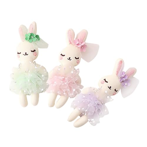 Kisangel 3 Stück Teiliges Plüsch Kaninchen Selbermachen Weiche Stofftier Hasen in Pastellfarben DIY Haarband Kleidungs Dekoration Vielseitig für Hüte Schals und Rucksäcke Niedliche Kisangel 3 Stück Teiliges Plüsch Kaninchen Selbermachen Weiche Stofftier Hasen in Pastellfarben DIY Haarband Kleidungs Dekoration Vielseitig für Hüte Schals und Rucksäcke Niedliche von Kisangel