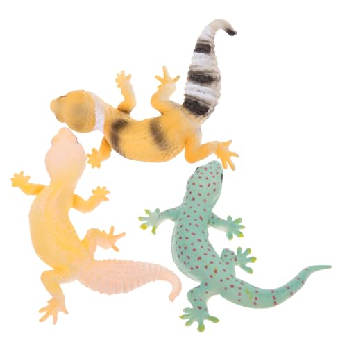 Kisangel 3 Stück Tiermodell- Simulations-Gecko Reptilienskulptur Gecko-Figur Simulation Tiermodell Reptilienfigur Gefälschter Gecko Kleine Gecko-Dekoration Plastik Kisangel 3 Stück Tiermodell- Simulations-Gecko Reptilienskulptur Gecko-Figur Simulation Tiermodell Reptilienfigur Gefälschter Gecko Kleine Gecko-Dekoration Plastik von Kisangel