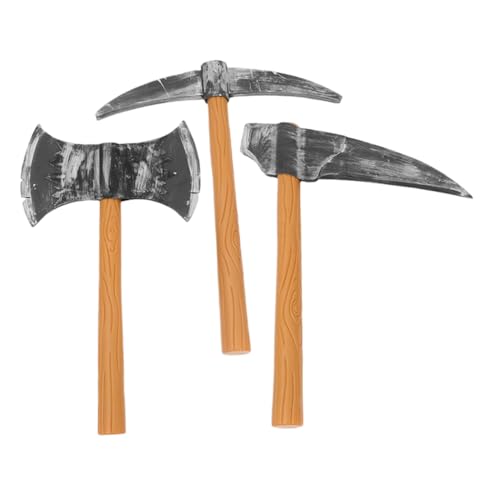 Kisangel 3 Stück Zwergen-Requisiten Schaumstoff-spitzhacke-Requisite Hatchet Axe Zwerg Halloween Cosplay Mini-spitzhacke Halloween-zwerg-Cosplay Sichelprop Plastik Kisangel 3 Stück Zwergen-Requisiten Schaumstoff-spitzhacke-Requisite Hatchet Axe Zwerg Halloween Cosplay Mini-spitzhacke Halloween-zwerg-Cosplay Sichelprop Plastik von Kisangel