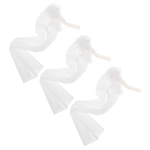 Kisangel 3 Stücke Teiliges Brautschleier für Puppen Zarter Spitzen-gazeschleier Wiederverwendbares Brautkopfschmuck-Accessoire für Kreative DIY-hochzeitskostüme und Puppen-Spiel Kisangel 3 Stücke Teiliges Brautschleier für Puppen Zarter Spitzen-gazeschleier Wiederverwendbares Brautkopfschmuck-Accessoire für Kreative DIY-hochzeitskostüme und Puppen-Spiel von Kisangel