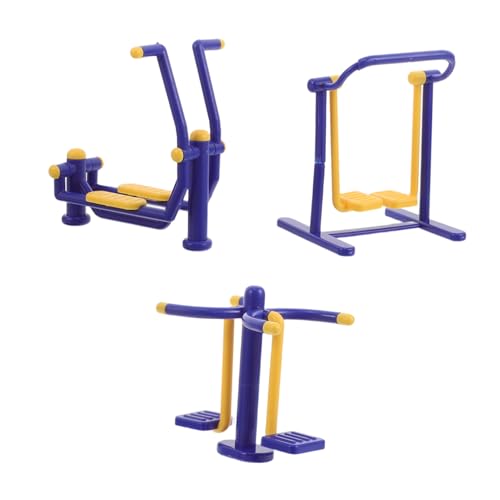 Kisangel 3 Teiliges Miniatur Fitnessstudio Set Für Puppenhäuser – Simulation Von Fitnessgeräten Kleine Fitnessstudio Modelle Puppenhaus Spielplatzzubehör Kinderspielzeug Miniatur von Kisangel