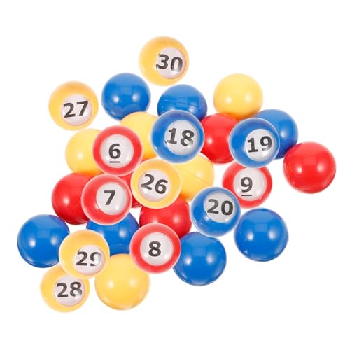 Kisangel 30 Stück Bingo -Ball Spielbälle lustige Lottokugeln Nahtlose Bälle Lotteriekugeln zur Unterhaltung Bälle rufen Requisiten für Barspiele Aktivitätspartybälle Plastik Kisangel 30 Stück Bingo -Ball Spielbälle lustige Lottokugeln Nahtlose Bälle Lotteriekugeln zur Unterhaltung Bälle rufen Requisiten für Barspiele Aktivitätspartybälle Plastik von Kisangel