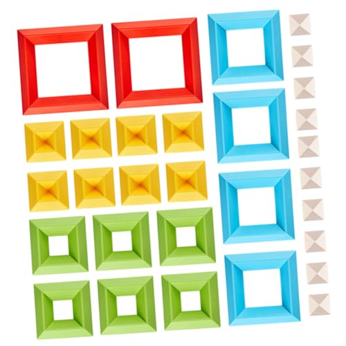 Kisangel 30 Stück Building Block - Kleinkinder stapeln Bausteine des Gleichgewichts Turmspielzeug Bauen Bauen Babybausteine Bausteinspielzeug Plastik Kisangel 30 Stück Building Block - Kleinkinder stapeln Bausteine des Gleichgewichts Turmspielzeug Bauen Bauen Babybausteine Bausteinspielzeug Plastik von Kisangel