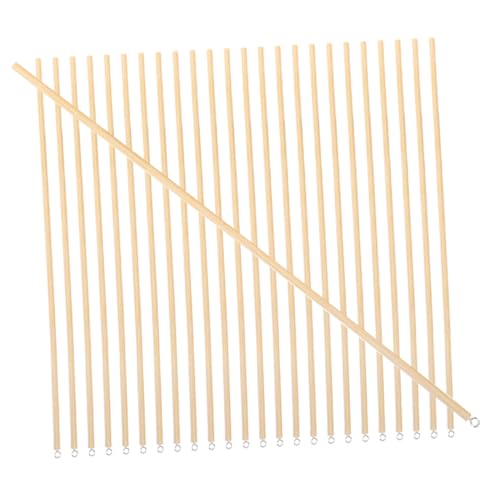 Kisangel 30 Stück Chinesische Schattenpuppen Armkontrollstäbe Puppenstäbe Ganzkörperpuppenzubehör Beige 20 cm von Kisangel