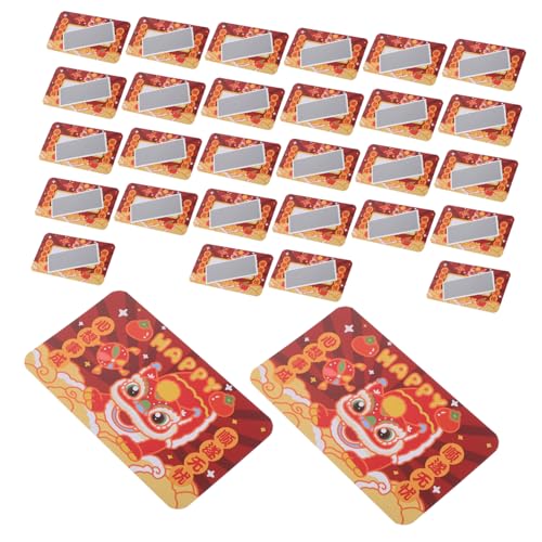 Kisangel 30 Stücke Chinesische Neue Jahr Scratch Karten Spaß Lunar New Year Decor Familie Aktivität von Kisangel