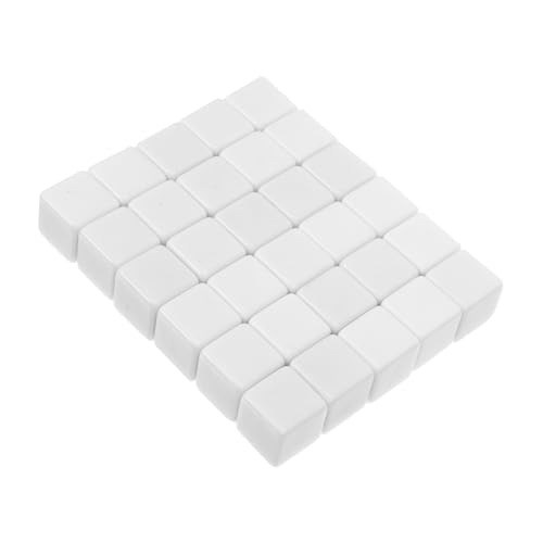 Kisangel 30 Stück Leere Würfel leeres Brettspiel farbig Zahlenwürfel klein Würfel liefern unvollendete Acrylwürfel Partyzubehör Leere Spielwürfel Partywürfel Weiß Kisangel 30 Stück Leere Würfel leeres Brettspiel farbig Zahlenwürfel klein Würfel liefern unvollendete Acrylwürfel Partyzubehör Leere Spielwürfel Partywürfel Weiß von Kisangel