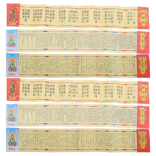 Kisangel 30 Stück Mikro-buddhistische Ornamente, Kleine Heilige Ornamente, Miniatur-religiöses, Mikro-buddhistische Hängeornamente, Kleine Buddhistische Schriftrolle, von Kisangel