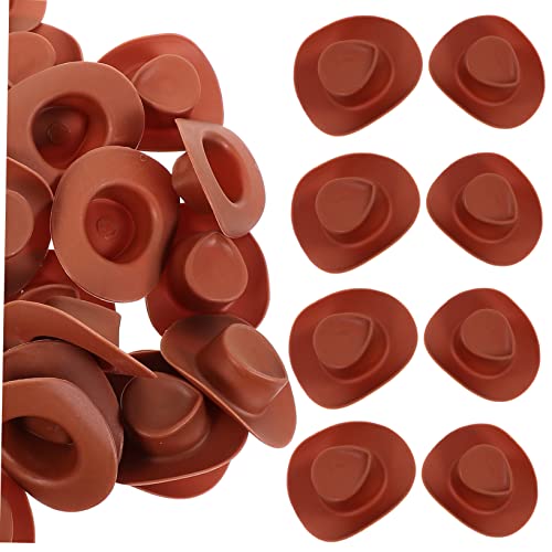 Kisangel 30 Stück Mini-Cowboyhut bastelset bastelsets für children toys kid toys tortendeko einschulung Mini-Cowgirl-Hüte für Getränke kleine Hüte zum Basteln Plastik Brown Kisangel 30 Stück Mini-Cowboyhut bastelset bastelsets für children toys kid toys tortendeko einschulung Mini-Cowgirl-Hüte für Getränke kleine Hüte zum Basteln Plastik Brown von Kisangel