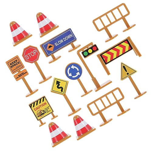 Kisangel 30 Stück Mini Verkehrszeichen Set Teiliges Set mit Verkehrsschildern und Aufklebern für Kreative Rollenspiele und Verkehrssicherheit für Freien Kisangel 30 Stück Mini Verkehrszeichen Set Teiliges Set mit Verkehrsschildern und Aufklebern für Kreative Rollenspiele und Verkehrssicherheit für Freien von Kisangel