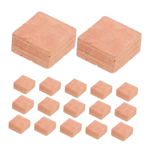 Kisangel 30 Stück Miniatur-puppenhauszubehör, Mini-Ziegel, DIY-hausbauspielzeug, Realistische Ziegelmodelle Zum Basteln, Mikro-landschaftsziegel Für Miniaturszenen von Kisangel