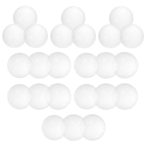 Kisangel 30 Stück Murmeln Perlen Marmorkugel Dekokugeln Klare Kugeln Klare Steine ​​Für Vasenfüller Glas Transparent von Kisangel