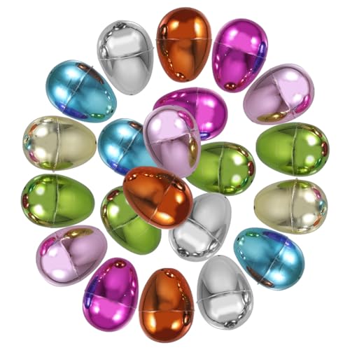 Kisangel 30 Stück Ostereier Befüllbare Ostereier für Ostern Wiederverwendbare Dekorationen für Süßigkeiten und Kleine für Ostereiersuche und Bastelprojekte Kisangel 30 Stück Ostereier Befüllbare Ostereier für Ostern Wiederverwendbare Dekorationen für Süßigkeiten und Kleine für Ostereiersuche und Bastelprojekte von Kisangel