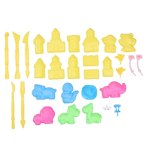 Kisangel 30 Stück Sandformspielzeug Werkzeug Sandformen Lernspielzeug für Kinderspielzeug für den Strand Sandspielzeug für zum Formen von Sand Plastik Kisangel 30 Stück Sandformspielzeug Werkzeug Sandformen Lernspielzeug für Kinderspielzeug für den Strand Sandspielzeug für zum Formen von Sand Plastik von Kisangel