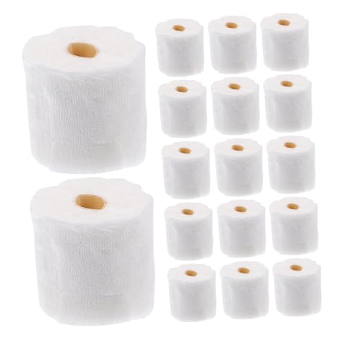 Kisangel 30 Stück Simulierte Papierhandtuchrollen Toilettenpapier Heimdekoration Mini Toilettenzubehör Mini Puppenhauszubehör Puppenhaus Miniatur Hausschuhe Mini Badezimmer Und von Kisangel