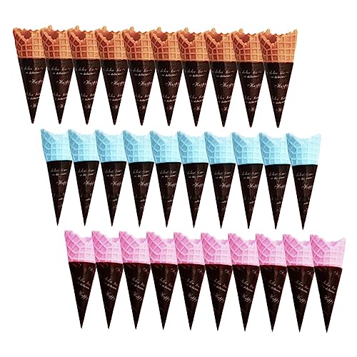 Kisangel 30 Stück Simulierter Eiskegel gefälschte Eistüten Eiscreme gefälschte Eiswaffel Puppenhaus-Miniatur- Modelle für eistüten entzückende Eistüte Eisdiele PVC Kisangel 30 Stück Simulierter Eiskegel gefälschte Eistüten Eiscreme gefälschte Eiswaffel Puppenhaus-Miniatur- Modelle für eistüten entzückende Eistüte Eisdiele PVC von Kisangel