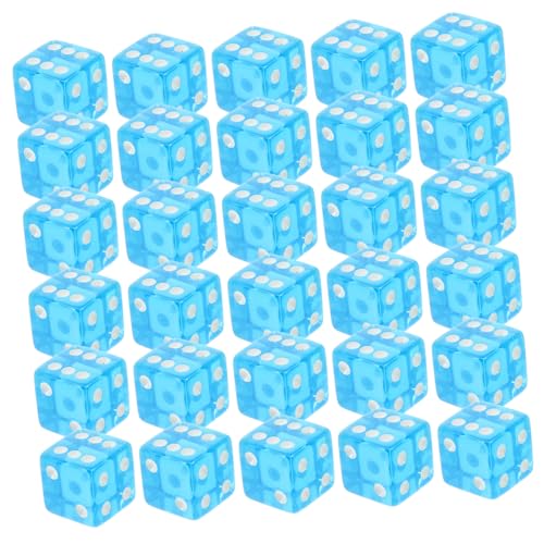 Kisangel 30 Stück Spiel-Requisite Würfelspielzeug Mehrseitige Würfel Partywürfel Würfel Zum Glücksspiel Spielrequisiten Brett Würfel Würfelspielspielzeug Acryl Sky-Blue Kisangel 30 Stück Spiel-Requisite Würfelspielzeug Mehrseitige Würfel Partywürfel Würfel Zum Glücksspiel Spielrequisiten Brett Würfel Würfelspielspielzeug Acryl Sky-Blue von Kisangel