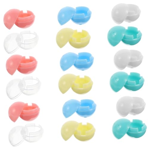 Kisangel 30 Stück Teiliges Bunte Mini-vending-maschinen-kapseln aus Transparentem Kunststoff Nachfüllbare Runde Spielzeugkapseln für DIY Basteln Partypreise und Kinderveranstaltungen Kisangel 30 Stück Teiliges Bunte Mini-vending-maschinen-kapseln aus Transparentem Kunststoff Nachfüllbare Runde Spielzeugkapseln für DIY Basteln Partypreise und Kinderveranstaltungen von Kisangel