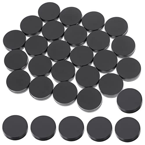 Kisangel 30 Stück Teiliges Kunststoff Schachfiguren Zubehör für Brettspiele Runde Spielsteine für Schach Dame und Mehr für Erwachsene zum Austausch Alter Teile von Kisangel