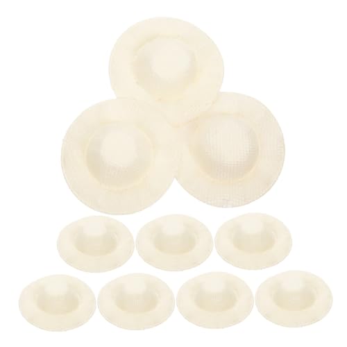 Kisangel 30 Stück Teiliges Mini Strohhüte aus Hautfreundlich Langlebig Kleine Dekoaccessoires für Puppenhaus DIY Bastelbedarf Realistische Mini Hüte für Puppen und Miniaturdeko Kisangel 30 Stück Teiliges Mini Strohhüte aus Hautfreundlich Langlebig Kleine Dekoaccessoires für Puppenhaus DIY Bastelbedarf Realistische Mini Hüte für Puppen und Miniaturdeko von Kisangel