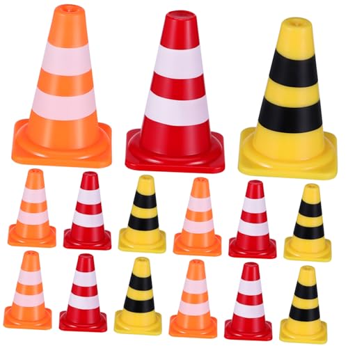 Kisangel 30 Stück Teiliges Mini Verkehrskegel Orange Rot Gelb Realistische Straßenverkehrsschilder für Kompakt Leicht Tragbar Pädagogisches Lernspielzeug zur Verkehrserziehung Kisangel 30 Stück Teiliges Mini Verkehrskegel Orange Rot Gelb Realistische Straßenverkehrsschilder für Kompakt Leicht Tragbar Pädagogisches Lernspielzeug zur Verkehrserziehung von Kisangel