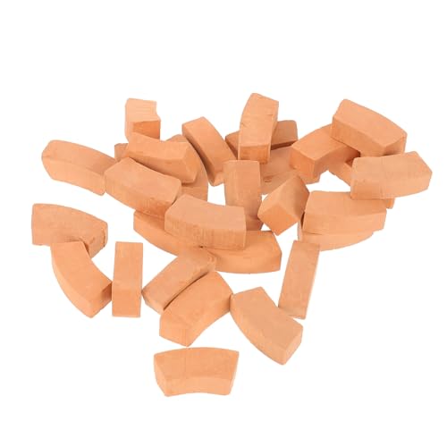Kisangel 30 Stück Teiliges Miniatur Ziegelset Realistische Simulierte Mini Backsteine Detailreiche Bastelsteine für Modellbau Sandtisch Gartenlandschaft und DIY Architekturprojekte Kisangel 30 Stück Teiliges Miniatur Ziegelset Realistische Simulierte Mini Backsteine Detailreiche Bastelsteine für Modellbau Sandtisch Gartenlandschaft und DIY Architekturprojekte von Kisangel