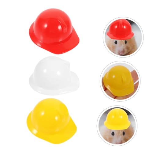 Kisangel 30 Stück Teiliges Miniatur sicherheitshelm Robustem Mini bauhelm deko für Puppen und Haustiere Vielseitig Einsetzbar für Geburtstagsfeiern Halloween und DIY projekte von Kisangel