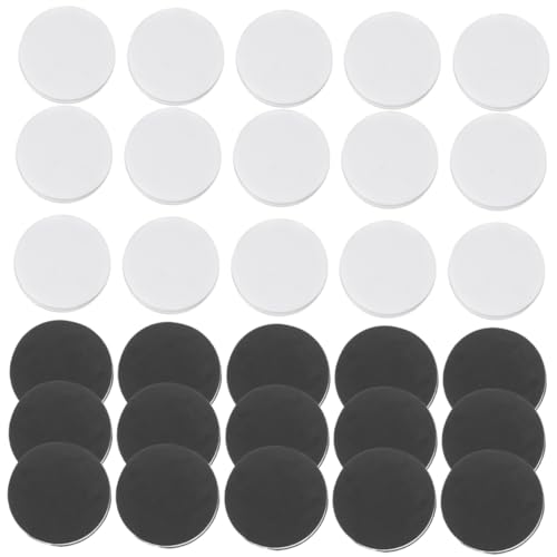 Kisangel 30 Stück Teiliges Schachspiel Ersatzspielsteine Rund Praktische Schachfiguren Zubehör für Brettspiele Reise Spielspaß Kisangel 30 Stück Teiliges Schachspiel Ersatzspielsteine Rund Praktische Schachfiguren Zubehör für Brettspiele Reise Spielspaß von Kisangel