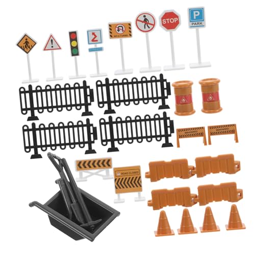 Kisangel Verkehrsbewusstsein Für Jungen Und Mädchen 30-teiliges Verkehrszeichen-spielzeugset Lernspielset Mini-warnschilder Für Zu Hause Kisangel Verkehrsbewusstsein Für Jungen Und Mädchen 30-teiliges Verkehrszeichen-spielzeugset Lernspielset Mini-warnschilder Für Zu Hause von Kisangel