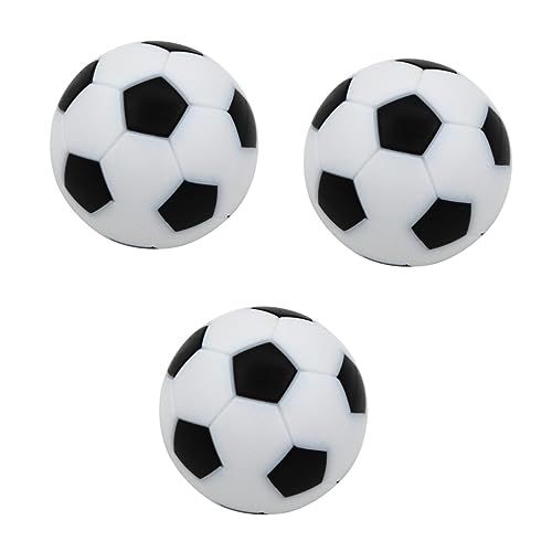 Kisangel Tischfußballbälle 36 STK Tischfußball Schwarze Und Weiße Fußbälle Kind Tischfußball Für Kinder von Kisangel
