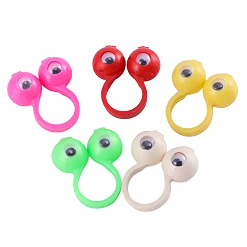 Kisangel 36 Stück Augenring Fingerpuppen Kinderspielzeug Fingerspiel Bildungsspielzeug Zufällige Farbe Kisangel 36 Stück Augenring Fingerpuppen Kinderspielzeug Fingerspiel Bildungsspielzeug Zufällige Farbe von Kisangel
