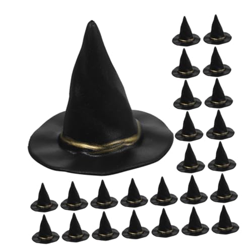 Kisangel 36 Stück Halloween Puppenhaus Kleinzubehör Kappe Zauberer Bastelarbeiten DIY Party Und Kleine Puppen Hexenprojekte &Amp; Schwarze Miniatur Feiertagsdekorationen Zubehör Mini Kisangel 36 Stück Halloween Puppenhaus Kleinzubehör Kappe Zauberer Bastelarbeiten DIY Party Und Kleine Puppen Hexenprojekte &Amp; Schwarze Miniatur Feiertagsdekorationen Zubehör Mini von Kisangel