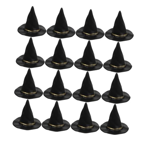 Kisangel 36 Stück Teiliges Mini Hexenhut Schwarze Miniatur-halloween-hüte für DIY Bastelprojekte Kompakte Puppenhaus-accessoires Wiederverwendbar Platzsparend für Halloween-dekoration und Kisangel 36 Stück Teiliges Mini Hexenhut Schwarze Miniatur-halloween-hüte für DIY Bastelprojekte Kompakte Puppenhaus-accessoires Wiederverwendbar Platzsparend für Halloween-dekoration und von Kisangel